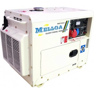 Γεννήτρια πετρελαίου τριφασική MELLGA MDG7500S-3 - 7.5 KVA, με κινητήρα MELLGA MD188 - 12 HP - (μίζα)