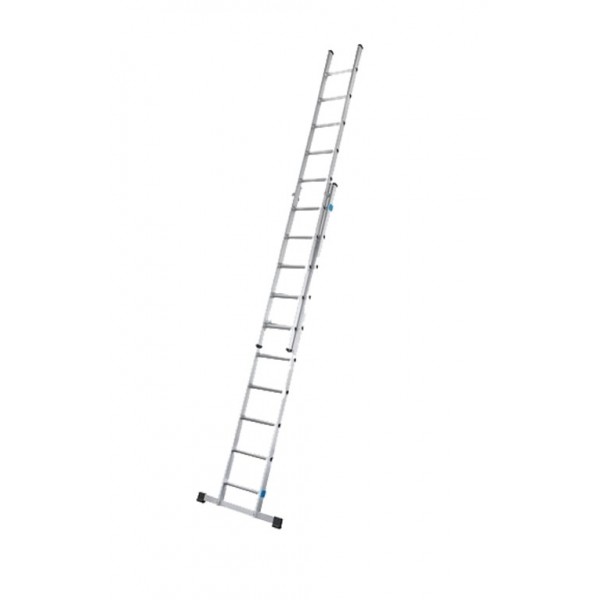 Inox Kiss Επεκτεινόμενη σκάλα αλουμινίου 2x7 σκαλοπατιών LAD207 ΣΚΑΛΕΣ