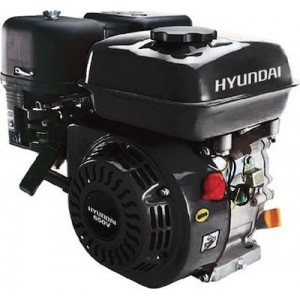 Κινητήρας βενζίνης HYUNDAI 650V 6,5HP με Σχοινί & Κώνο 19 mm