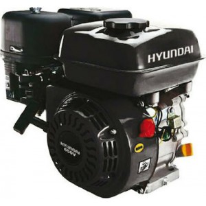 Κινητήρας βενζίνης HYUNDAI 650V 6,5 HP με Mίζα & Kώνο 19 mm 