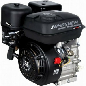 Κινητήρας βενζίνης ZONGSHEN ZS168FB 6,5 HP με Σχοινί & Κώνο κοντό σκαπτικών 